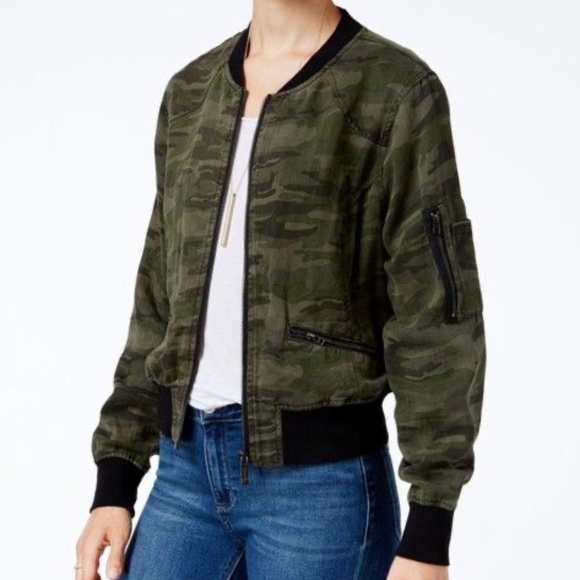 Sanctuary Camo Print Bomber Jacket - Picture 6 of 12
